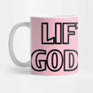 Lifting Goddess white Mug